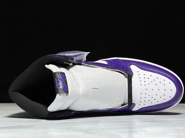 Rep Onekick 555088-500 Court OG Air Jordan Purple 1 High 0729